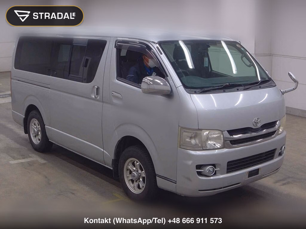 TOYOTA HIACE VAN 5D 4WD LONG SUPER GL 2008, aukcja z Japonii, zdjęcie 1