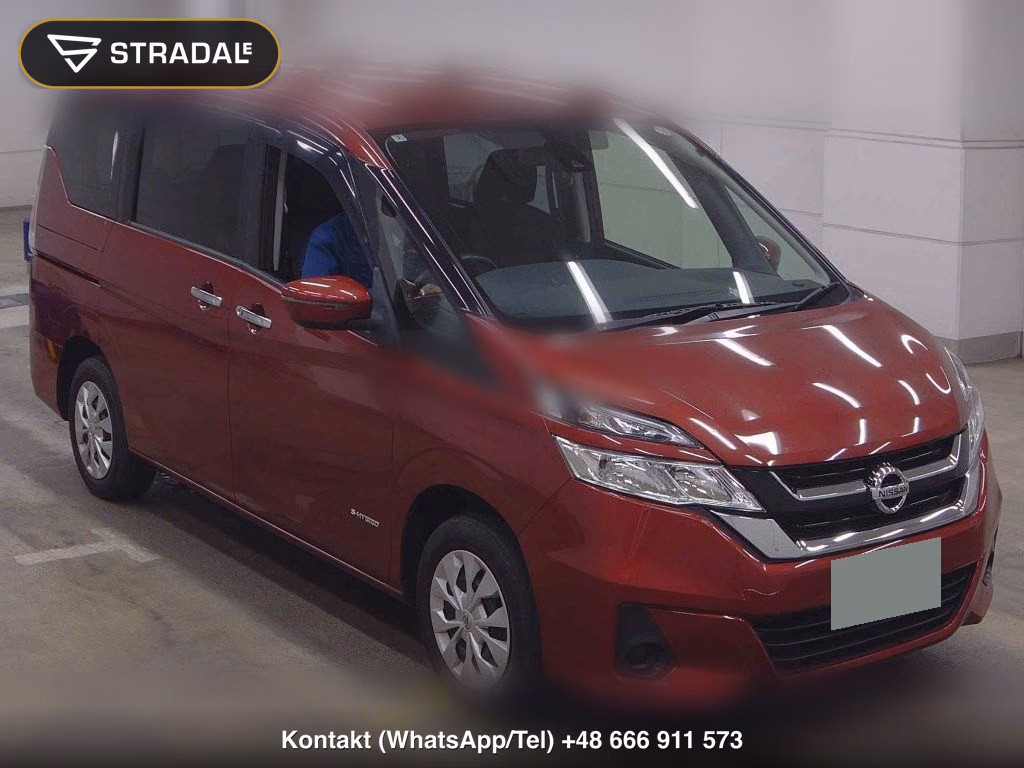 NISSAN SERENA 5D 4WD B 2018, aukcja z Japonii, zdjęcie 1