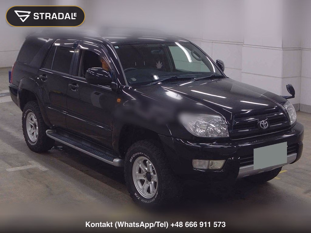 TOYOTA HILUX SURF 5D 4WD SSR-X 2002, aukcja z Japonii, zdjęcie 1