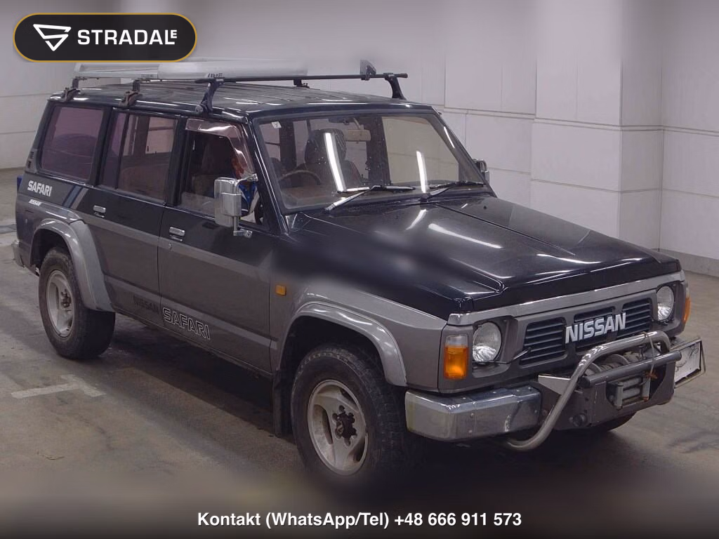 NISSAN SAFARI 5D 4WD 1989, aukcja z Japonii, zdjęcie 1