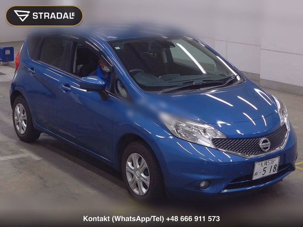NISSAN NOTE 4WD X FOUR 2016, aukcja z Japonii, zdjęcie 1