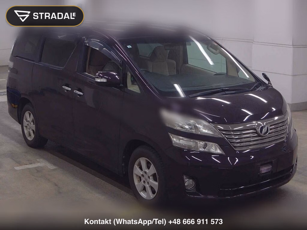 TOYOTA VELLFIRE 4WD 2.4X 2010, aukcja z Japonii, zdjęcie 1