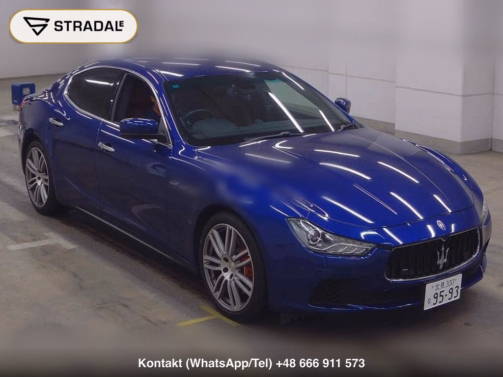 MASERATI GHIBLI 4D S 2016, aukcja z Japonii, zdjęcie 1