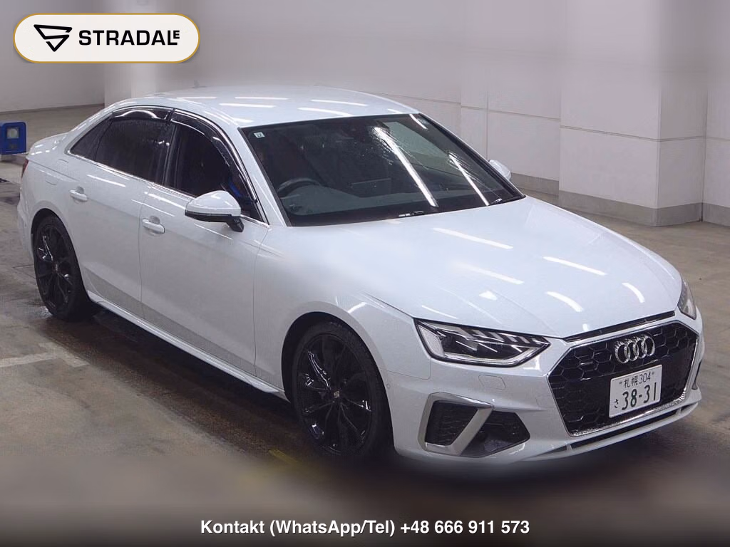 AUDI A4 4WD 40TDI QUATTRO S LINE 2021, aukcja z Japonii, zdjęcie 1