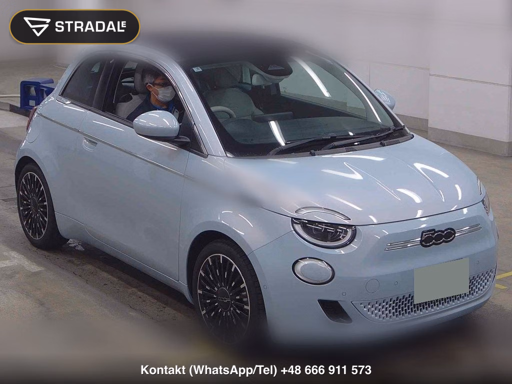 FIAT 500E OPEN BASE GRADE 2025, aukcja z Japonii, zdjęcie 1