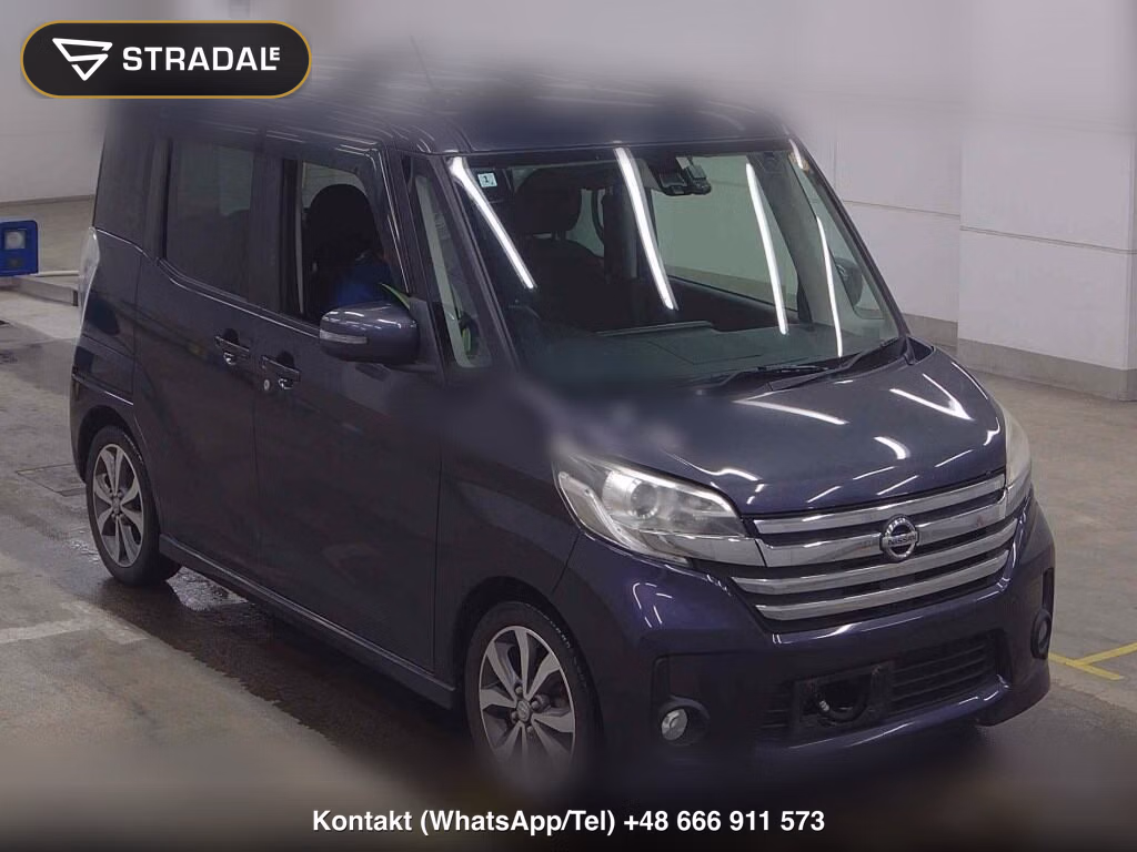 NISSAN DAYZ ROOX 4WD HIGHWAY STAR TURBO 2015, aukcja z Japonii, zdjęcie 1