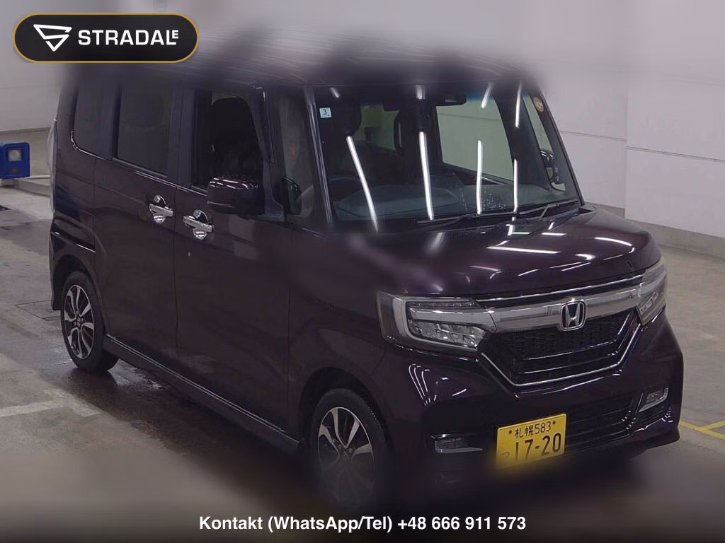 HONDA N-BOX CUSTOM 4WD G･L HONDA SENSING 2018, aukcja z Japonii, zdjęcie 1