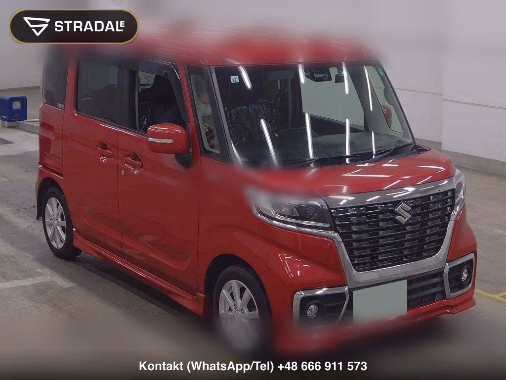 SUZUKI SPACIA CUSTOM 4WD HYBRID GS 2019, aukcja z Japonii, zdjęcie 1