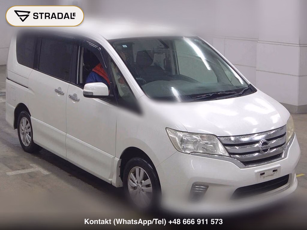 NISSAN SERENA 5D 4WD HIGHWAY STAR 2013, aukcja z Japonii, zdjęcie 1