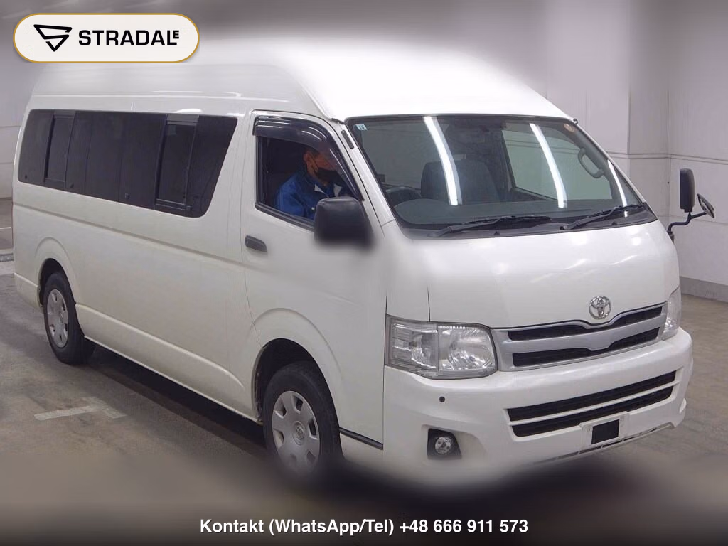 TOYOTA HIACE COMMUTER 4D 4WD 2011, aukcja z Japonii, zdjęcie 1