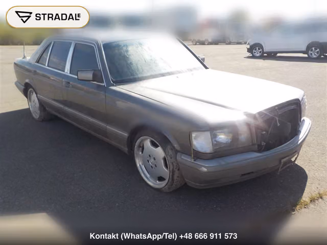 MERCEDES BENZ S-CLASS 4D 420SEL 1988, samochód z aukcji Japonii