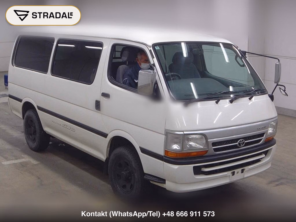 TOYOTA HIACE VAN 4D 4WD LONG SUPER GL-E 2002, aukcja z Japonii, zdjęcie 1