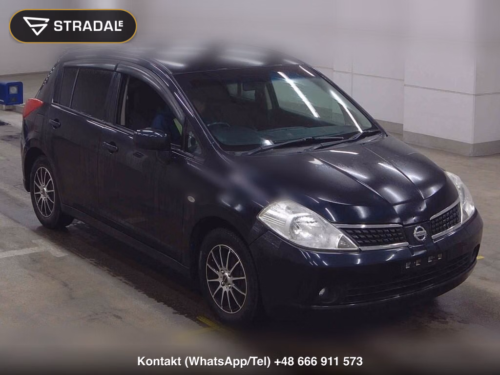 NISSAN TIIDA 4WD 15M FOUR 2007, aukcja z Japonii, zdjęcie 1