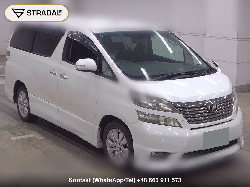 TOYOTA VELLFIRE 4WD 2.4Z 2011, aukcja z Japonii, zdjęcie 1