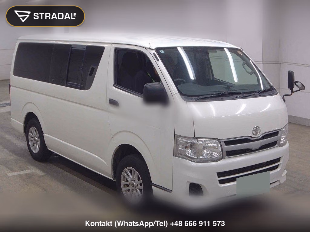 TOYOTA HIACE VAN 4D 4WD DX 2013, aukcja z Japonii, zdjęcie 1