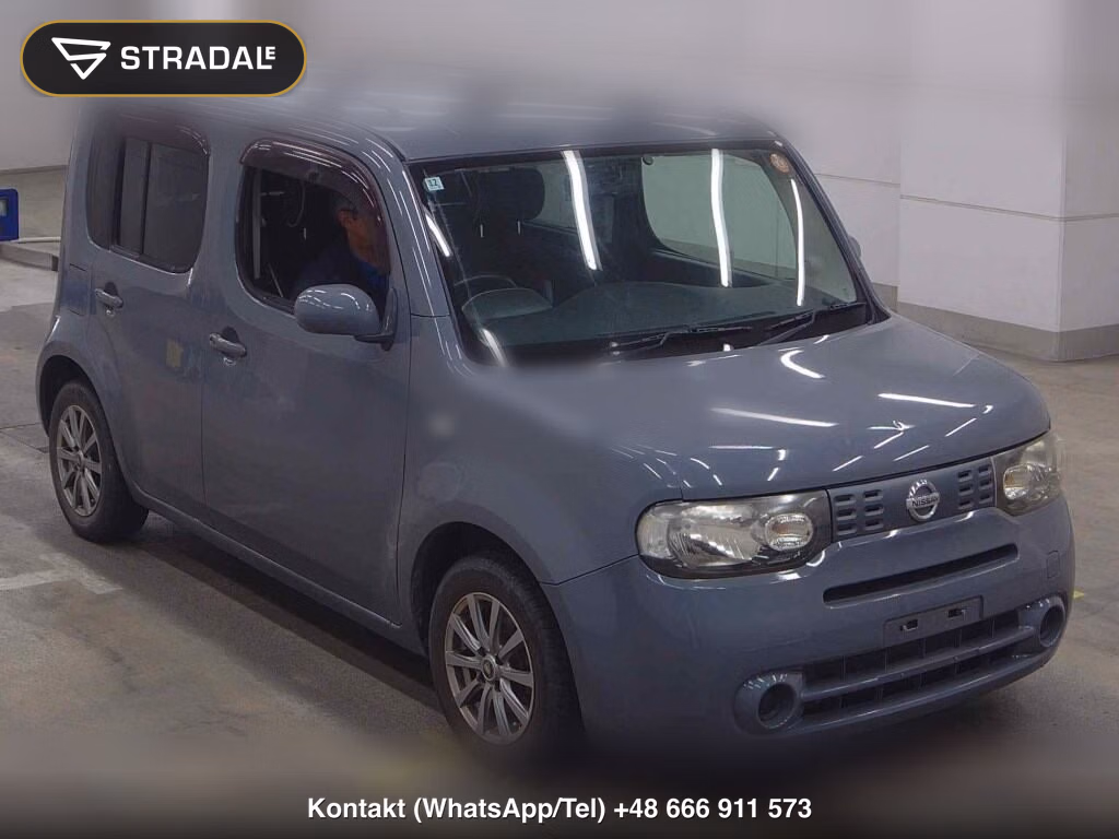 NISSAN CUBE 4WD 15X FOUR INDIGO + PLASMA 2012, aukcja z Japonii, zdjęcie 1