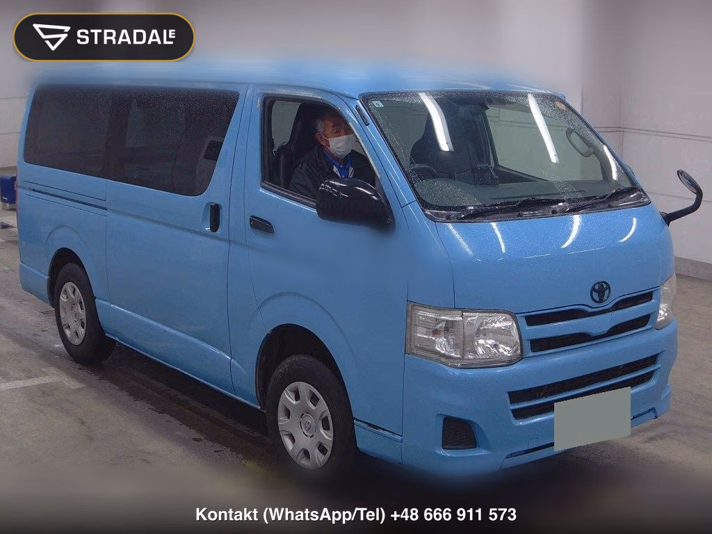 TOYOTA HIACE VAN 5D 4WD DX 2013, aukcja z Japonii, zdjęcie 1