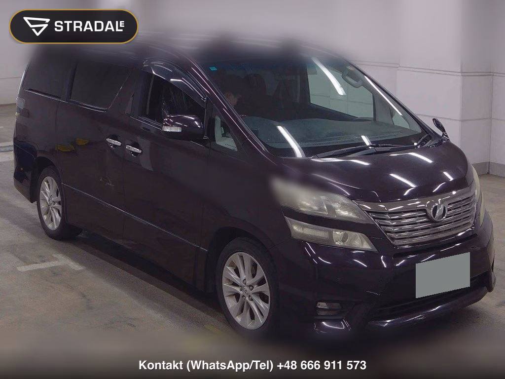 TOYOTA VELLFIRE 4WD 2.4Z 2009, aukcja z Japonii, zdjęcie 1