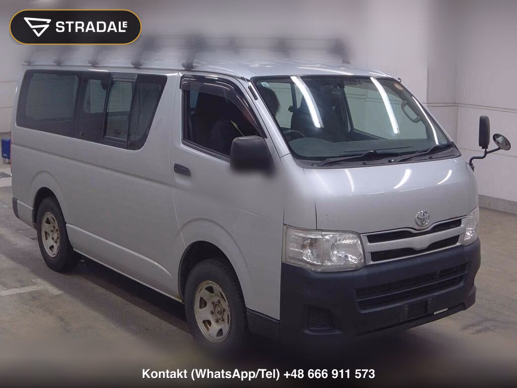TOYOTA HIACE VAN 4D 4WD DX 2010, aukcja z Japonii, zdjęcie 1