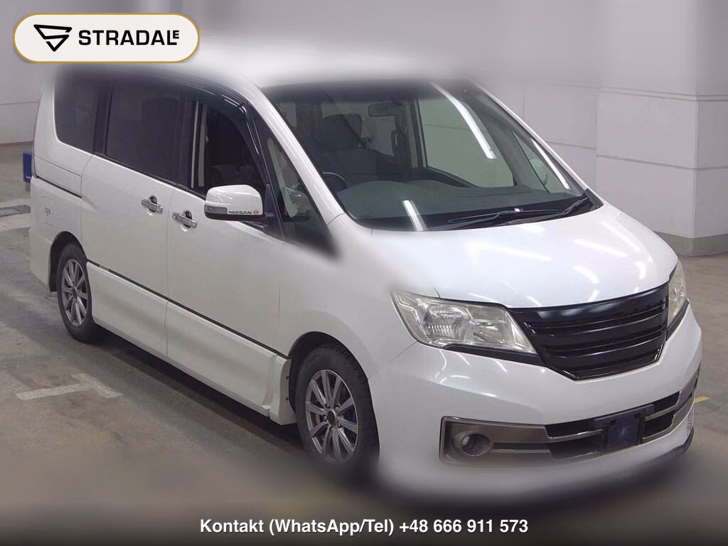 NISSAN SERENA 5D 4WD RIDER BLACK LINE 2012, aukcja z Japonii, zdjęcie 1