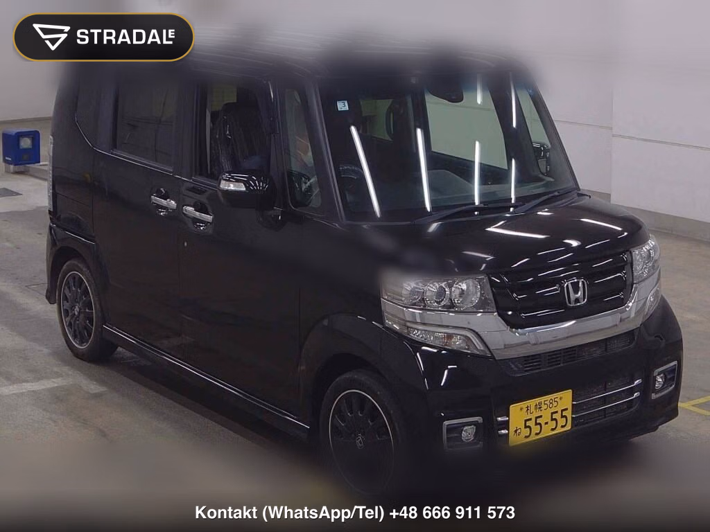 HONDA N-BOX CUSTOM 4WD G SS BLACK STYLE PACKAGE 2017, aukcja z Japonii, zdjęcie 1
