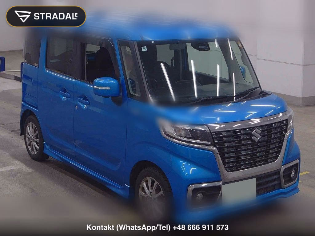 SUZUKI SPACIA CUSTOM 4WD HYBRID GS 2018, aukcja z Japonii, zdjęcie 1