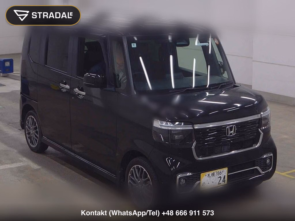 HONDA N-BOX CUSTOM 4WD TURBO 2024, aukcja z Japonii, zdjęcie 1