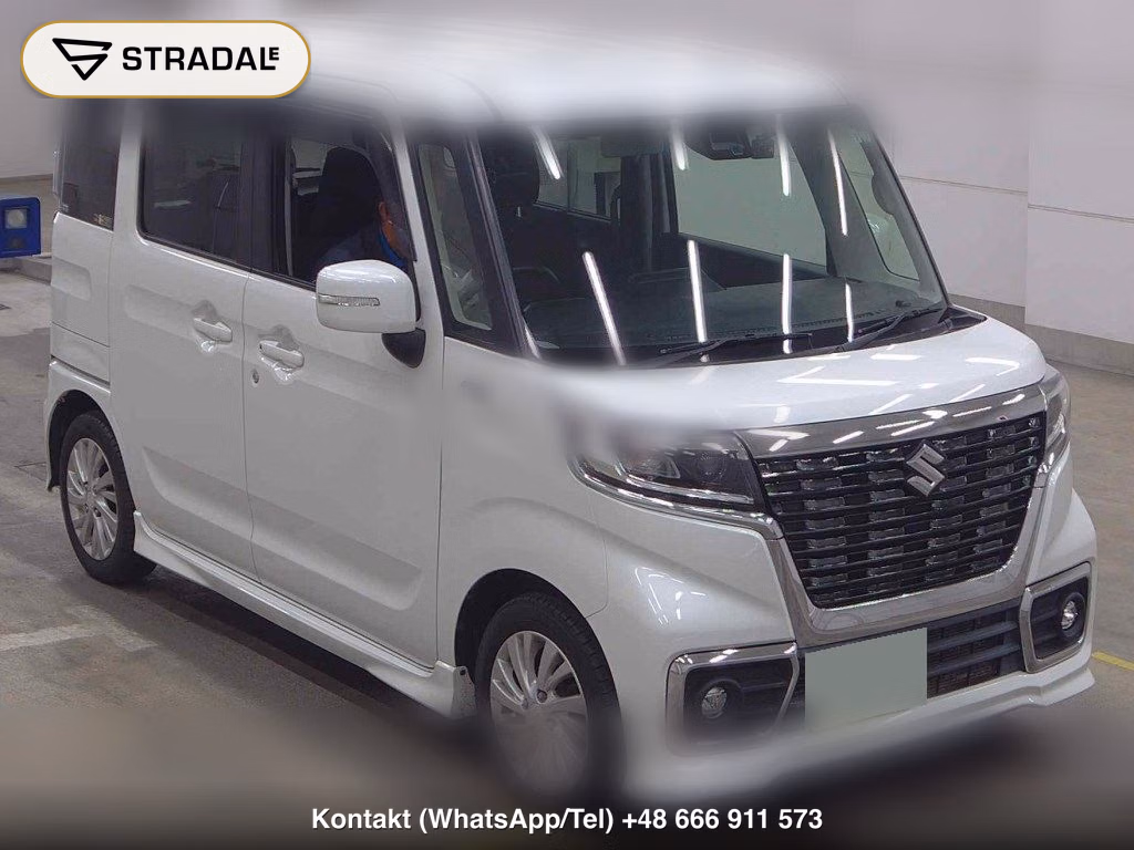 SUZUKI SPACIA CUSTOM 4WD HYBRID GS 2019, aukcja z Japonii, zdjęcie 1