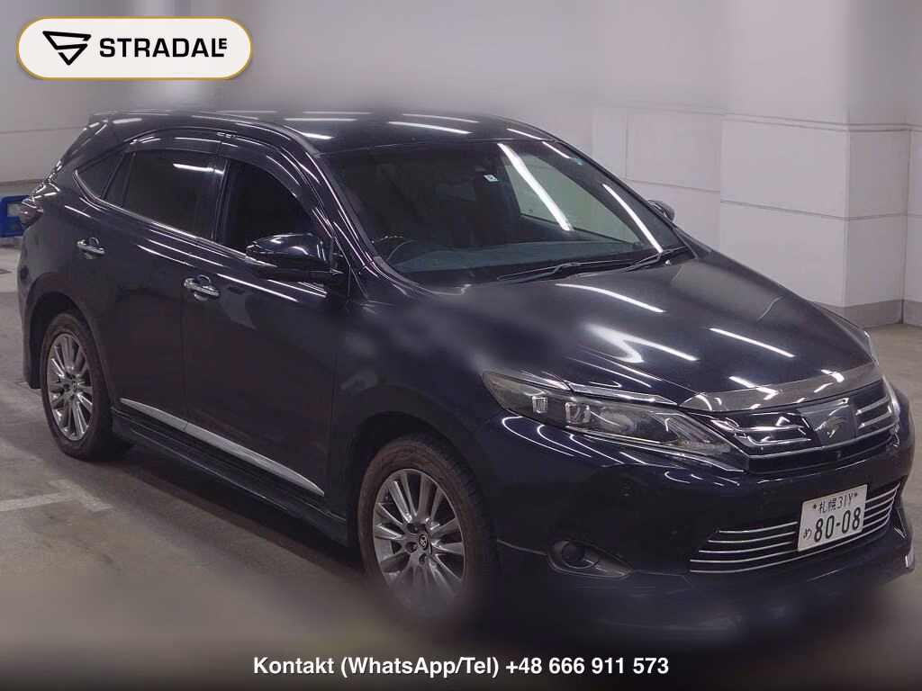 TOYOTA HARRIER HYBRID 4WD PREMIUM ADVANCED PACKAGE 2014, aukcja z Japonii, zdjęcie 1