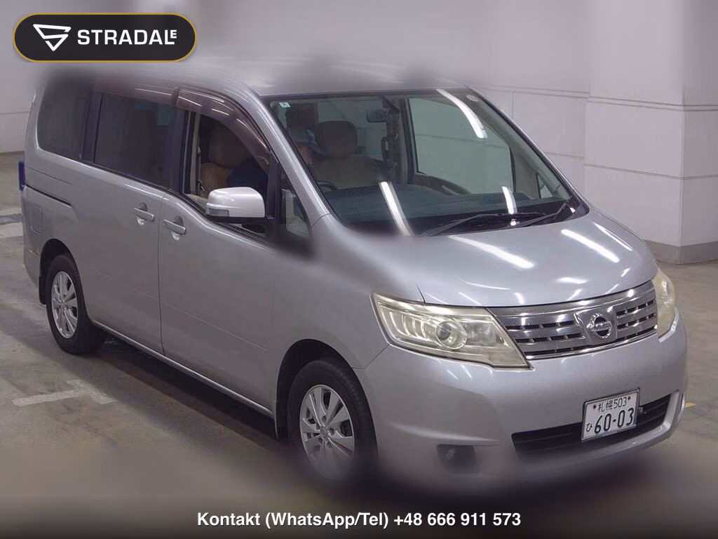 NISSAN SERENA 5D 4WD 20G 2010, aukcja z Japonii, zdjęcie 1