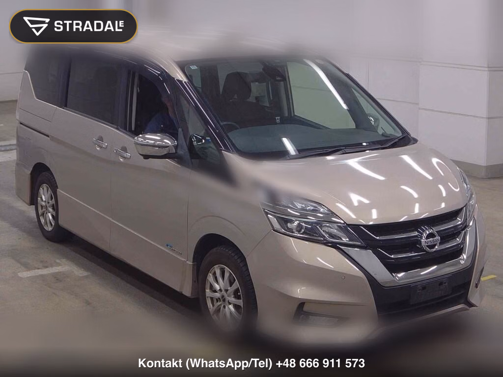 NISSAN SERENA 5D 4WD HIGHWAY STAR V SELECTION 2017, aukcja z Japonii, zdjęcie 1