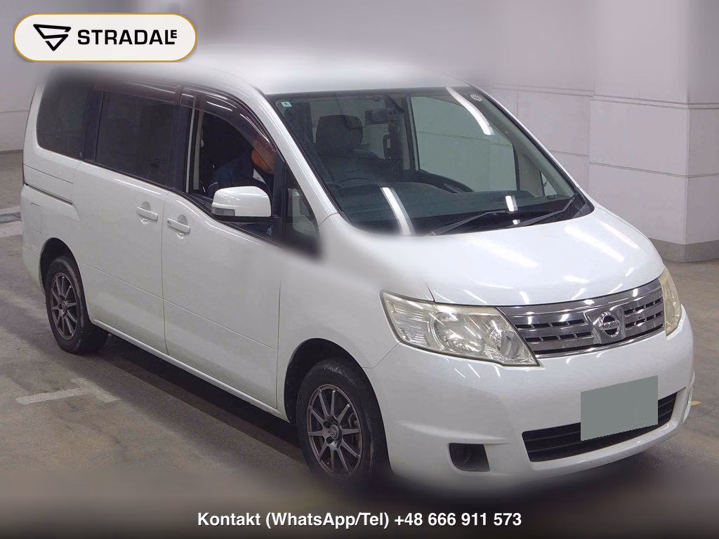 NISSAN SERENA 5D 4WD 20S 2008, aukcja z Japonii, zdjęcie 1
