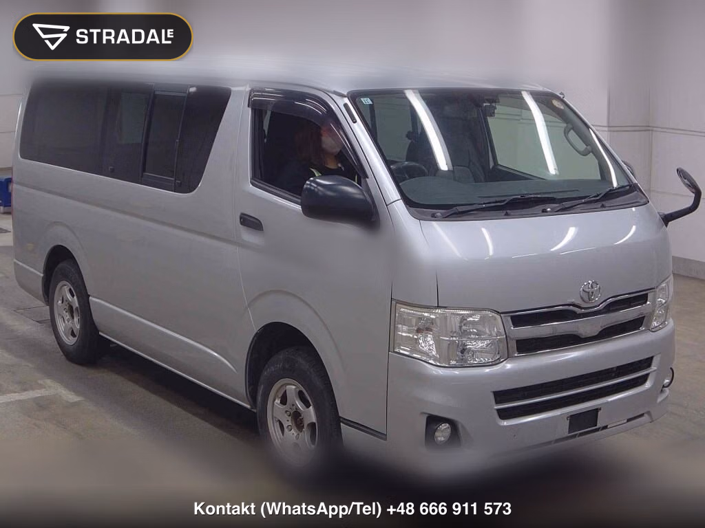 TOYOTA HIACE VAN 4D 4WD DX GL PACKAGE 2013, aukcja z Japonii, zdjęcie 1