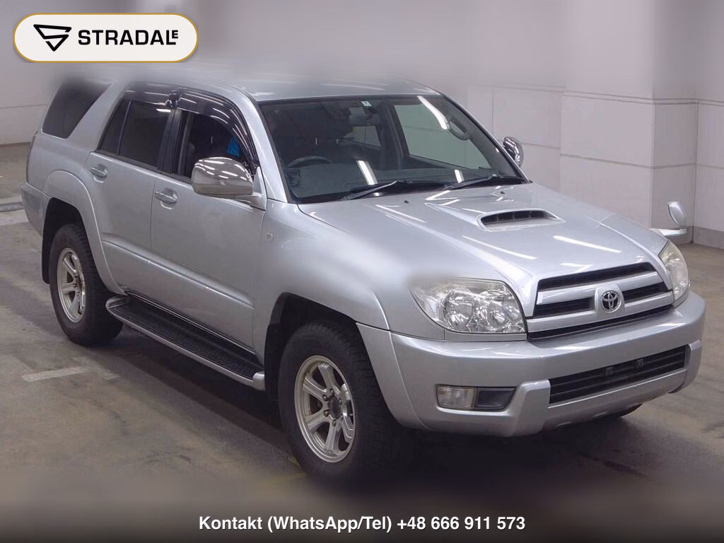 TOYOTA HILUX SURF 5D 4WD SSR-X 2004, aukcja z Japonii, zdjęcie 1