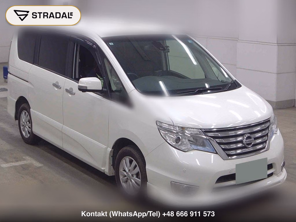 NISSAN SERENA 5D 4WD HIGHWAY STAR V SELECTION + SAFETY Ⅱ 2015, aukcja z Japonii, zdjęcie 1