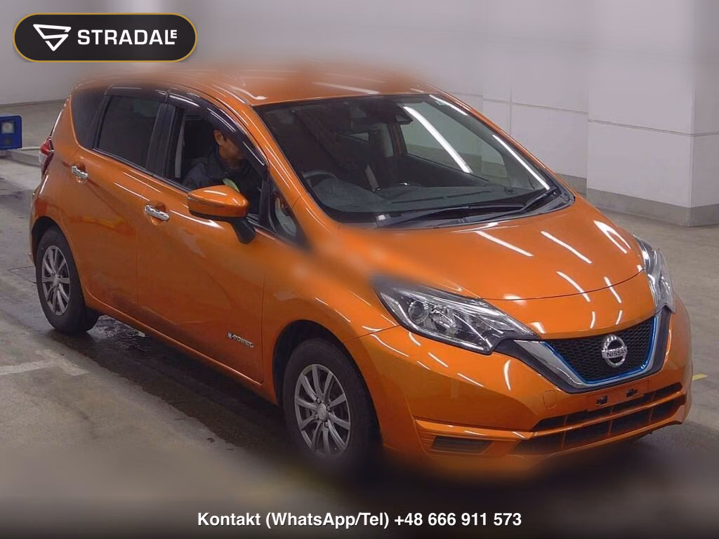 NISSAN NOTE E-POWER X 2017, aukcja z Japonii, zdjęcie 1