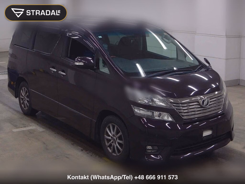 TOYOTA VELLFIRE 4WD 2.4Z 2009, aukcja z Japonii, zdjęcie 1