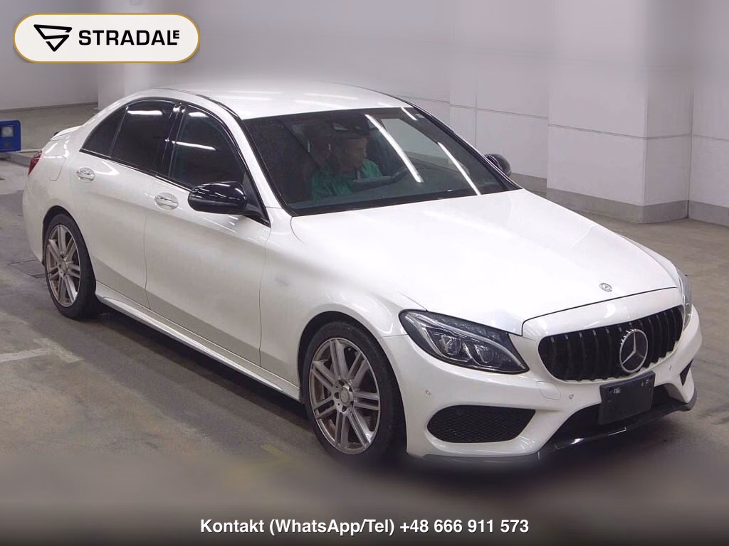 MERCEDES BENZ C-CLASS 4D 4WD C450 AMG 4MATIC 2015, aukcja z Japonii, zdjęcie 1