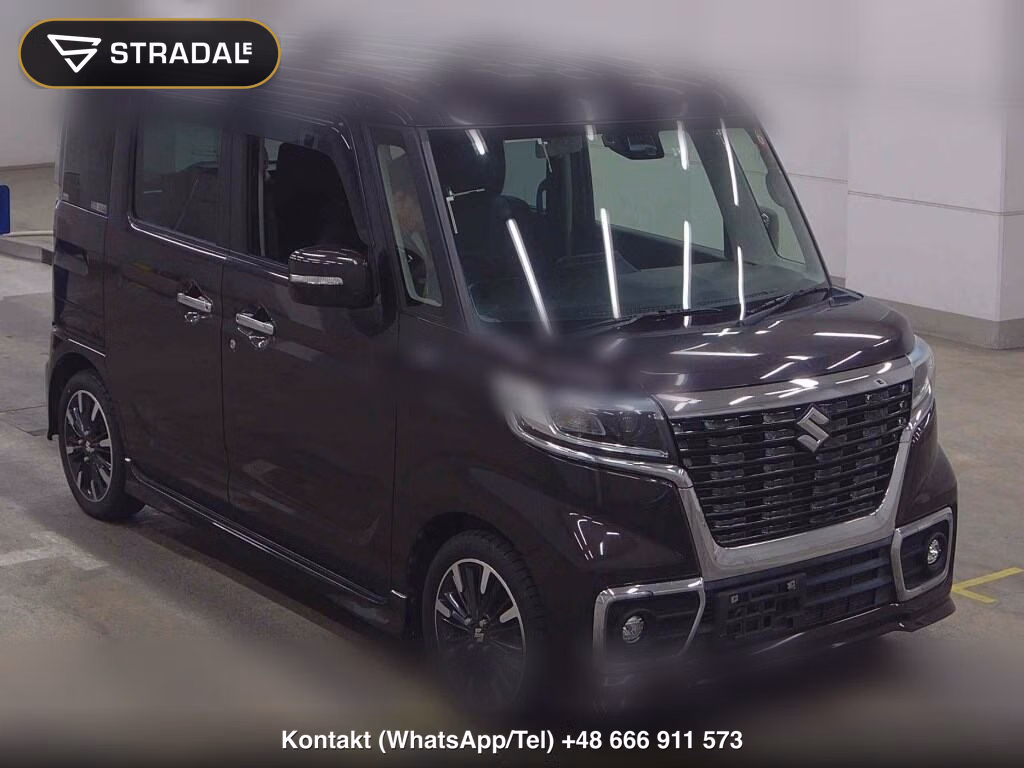 SUZUKI SPACIA CUSTOM 4WD HYBRID XS TURBO 2018, aukcja z Japonii, zdjęcie 1
