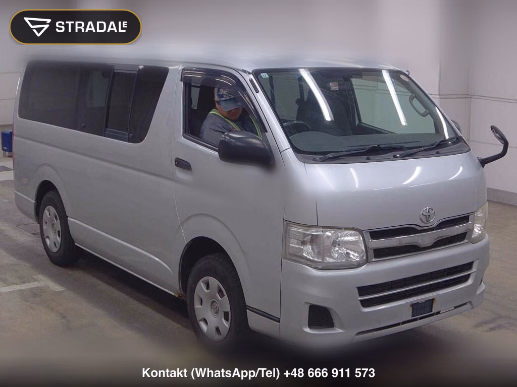TOYOTA HIACE VAN 4D 4WD DX GL PACKAGE 2011, aukcja z Japonii, zdjęcie 1