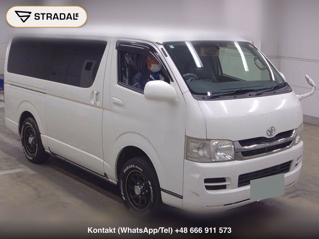 TOYOTA HIACE VAN 5D 4WD DX GL PACKAGE 2010, aukcja z Japonii, zdjęcie 1
