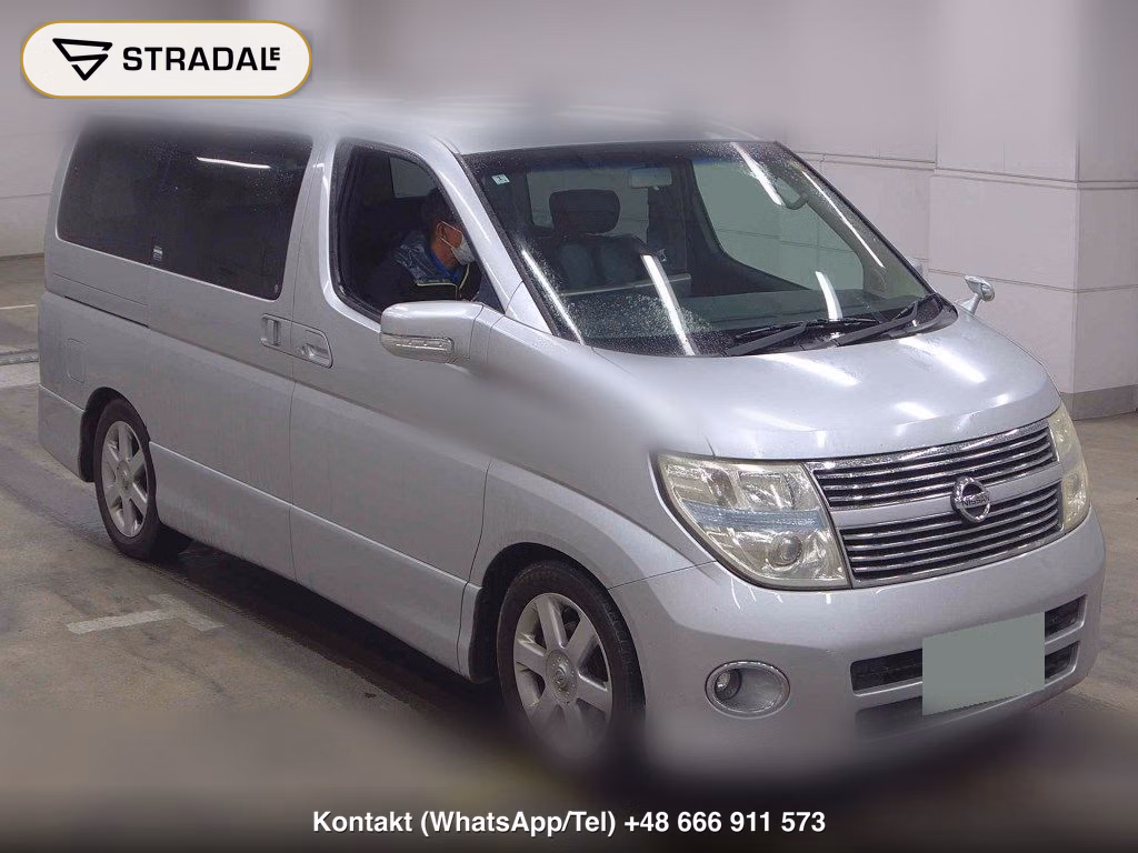 NISSAN ELGRAND 5D 4WD 250 HIGHWAY STAR BLACK LEATHER EDITION 2007, aukcja z Japonii, zdjęcie 1