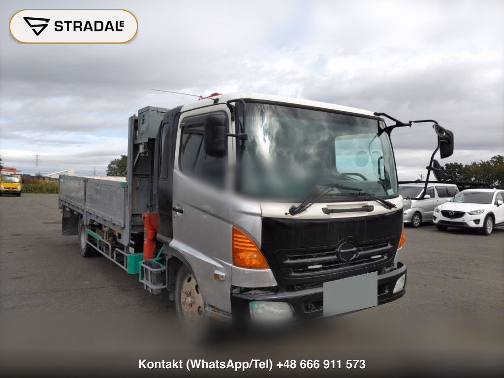HINO HINO RANGER 2D CRANE 2002, aukcja z Japonii, zdjęcie 1