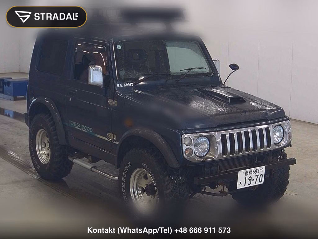 SUZUKI JIMNY 3D 4WD WILD WIND 1996, aukcja z Japonii, zdjęcie 1