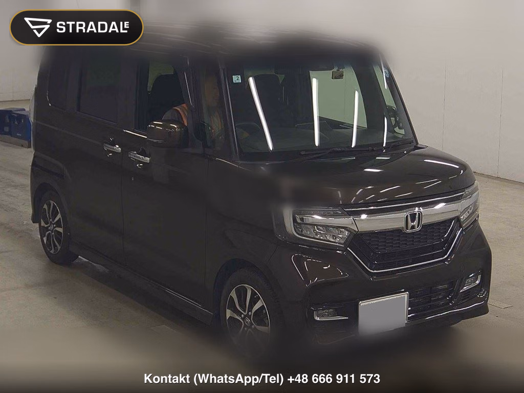HONDA N-BOX CUSTOM G・L HONDA SENSING 2019, aukcja z Japonii, zdjęcie 1