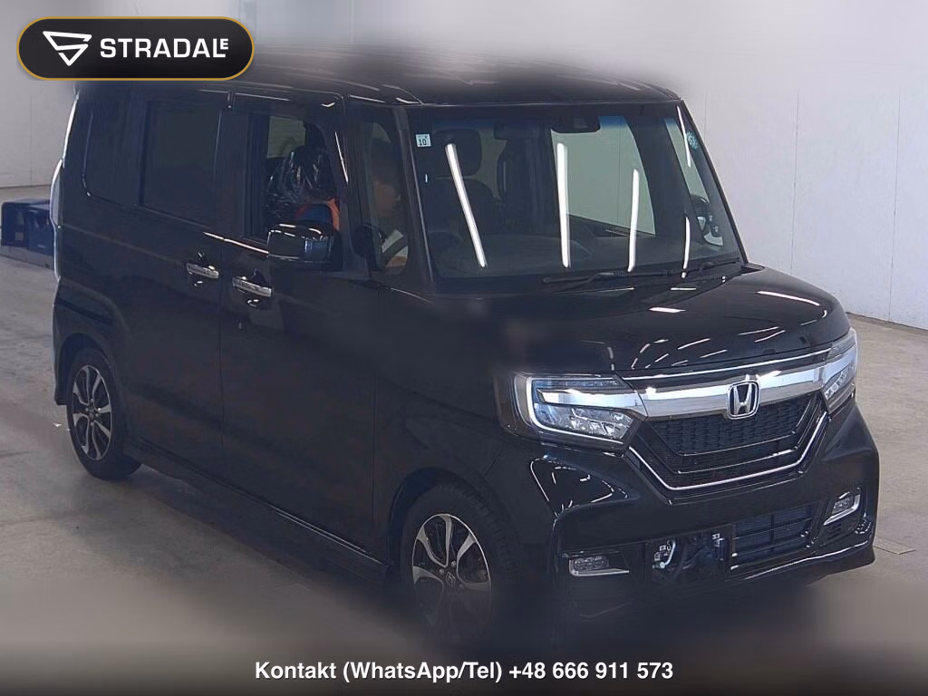 HONDA N-BOX CUSTOM G・L HONDA SENSING 2019, aukcja z Japonii, zdjęcie 1
