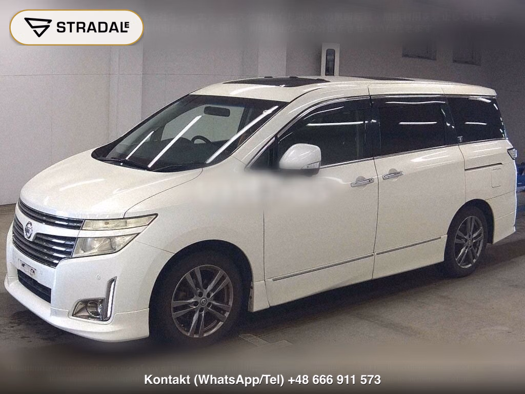 NISSAN ELGRAND 5D 350 HIGHWAY STAR URBAN CHROME BLACK LEAT, miniaturka 5