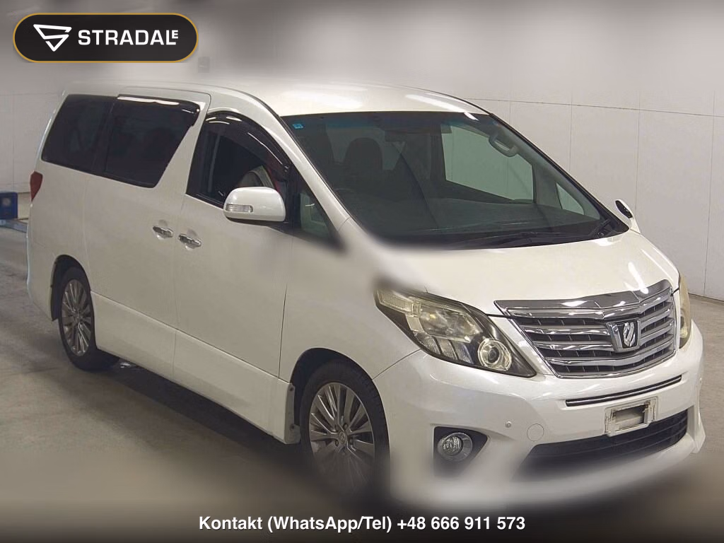 TOYOTA ALPHARD 240S 2012, aukcja z Japonii, zdjęcie 1