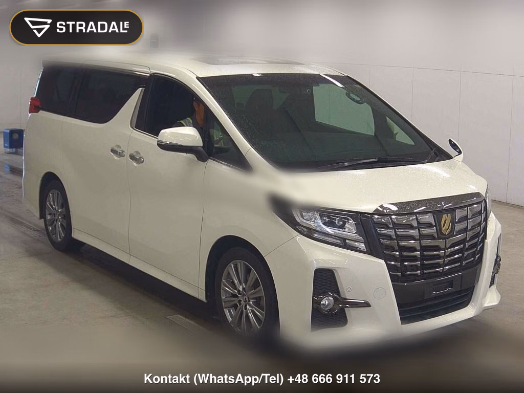 TOYOTA ALPHARD 2.5S A PACKAGE TYPE BLACK 2017, aukcja z Japonii, zdjęcie 1