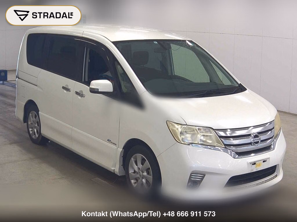 NISSAN SERENA 5D HIGHWAY STAR S-HYBRID 2013, aukcja z Japonii, zdjęcie 1